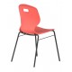 Arc Four Leg Classroom / Visitor Chair With Brace